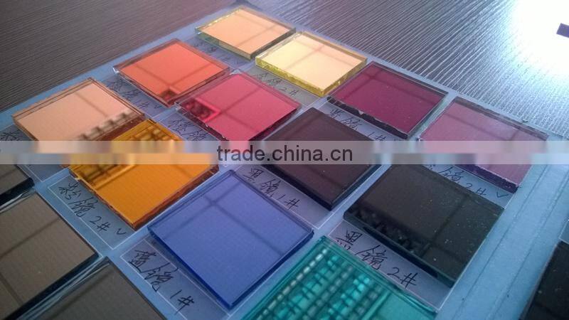Colorful Factory Wholesale coated float glass