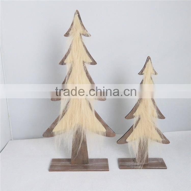 Rustic handmade wooden santa christmas decor