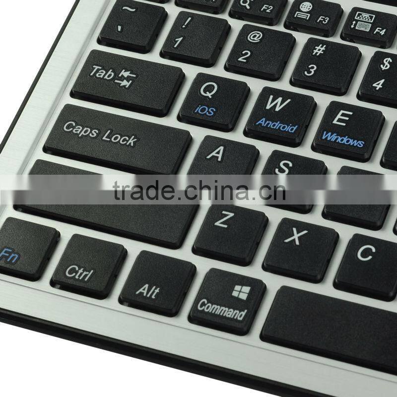 high quality ultrathin colorful 10.1 inch tablet aluminum arabic keyboard cover