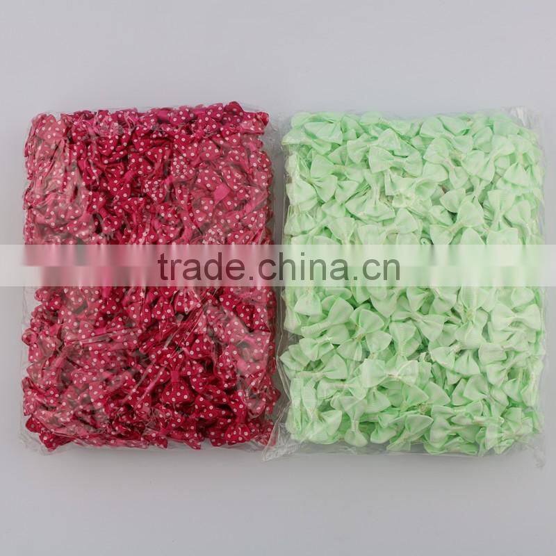 Wholesale fancy handmade gift bows package bows polka dots grosgrain ribbon bow