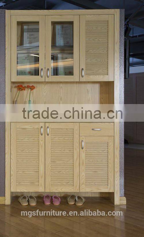 Modern new glass wood Console Cabinet