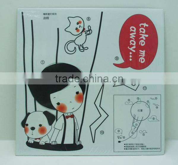 Cheap Wall Paper Light Alibaba China wholesale Hot DIY Catoon Kits Wall Lamp