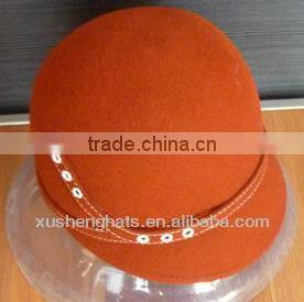 100%Wool felt purple hats,riding hat,sports cap