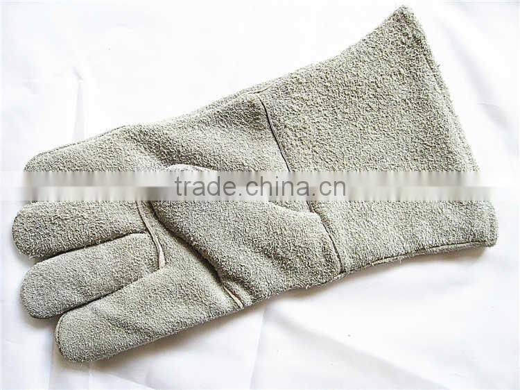 Heat Resistant Cow Split Leather Welder Gloves