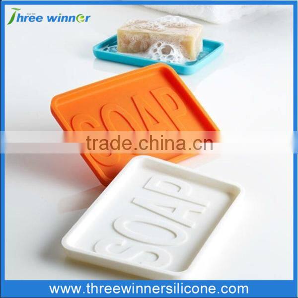 hot sale wholesale silicone soap dish silicone soap holder