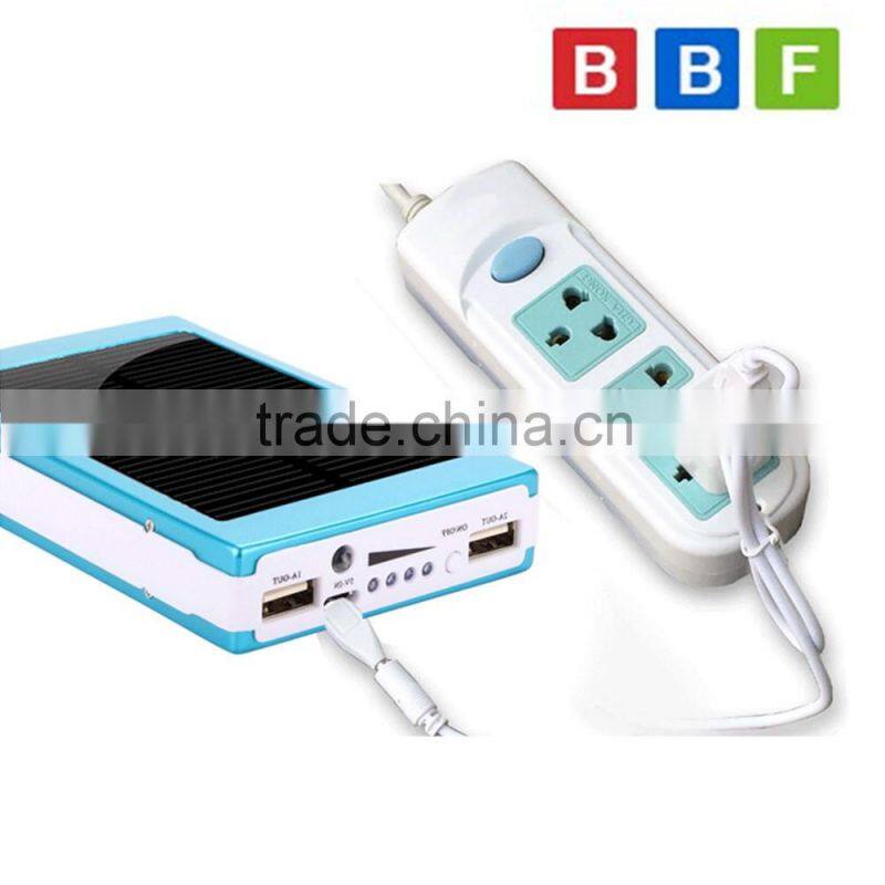 Smartphone Solar External Battery Power Bank For iPhone6 6Plus 5 5S