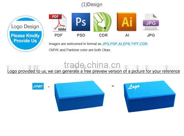 Yoga &Pilate EVA Durable Yoga Block,Foam Yoga Brick,Soft Yoga Block