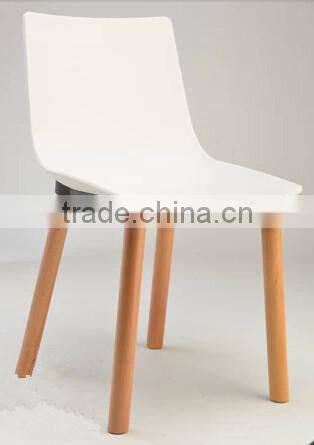 Modern Outdoor Leisure Wooden Leg Chair For Sale