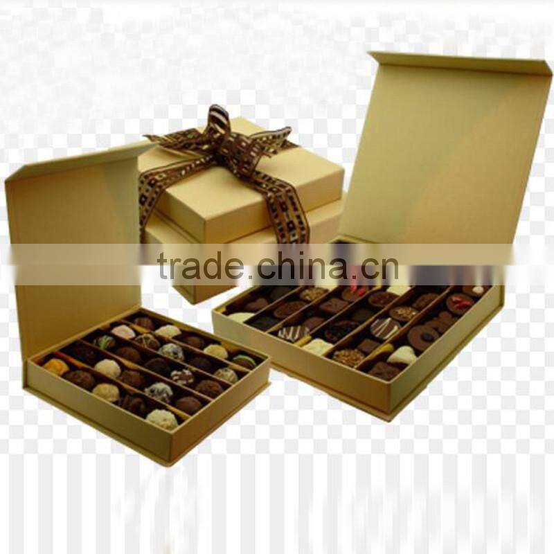 High end fancy chocolate packing box manufacturer in China