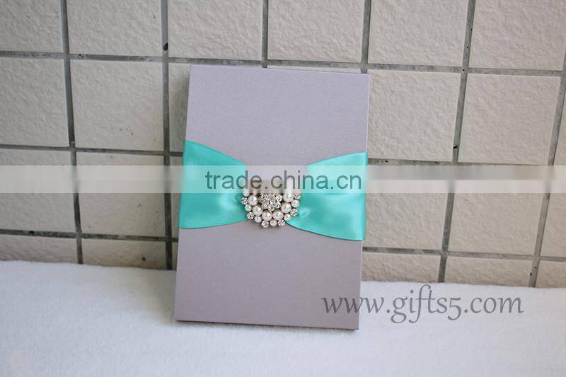Elegant silk boxes for invitations wholesale