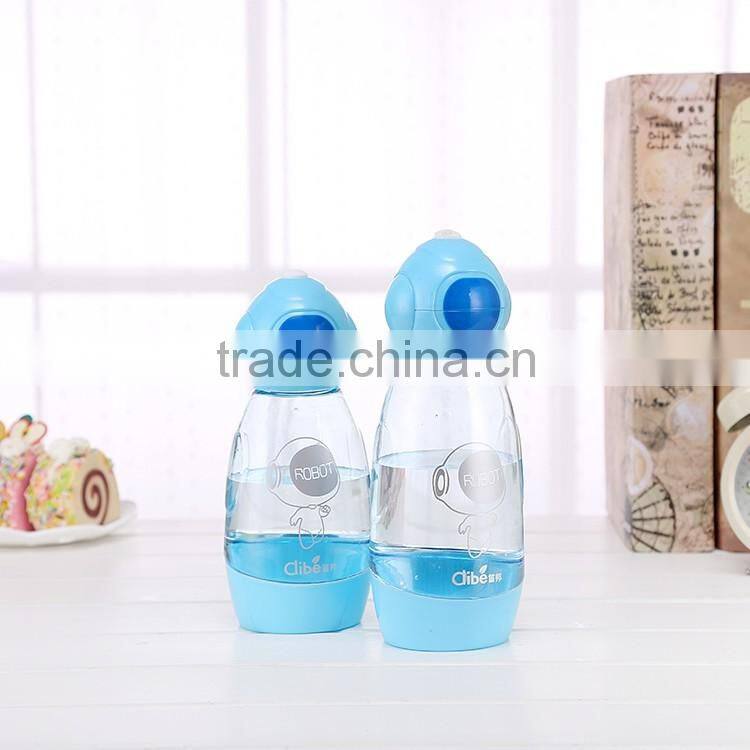 2016 plastic drinking water bottle with fancy design
