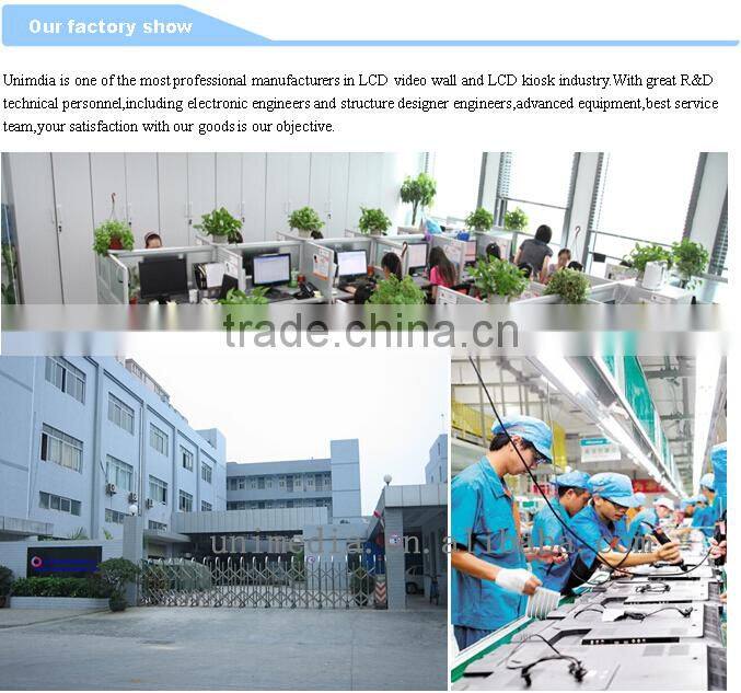 46 inch narrow bezel samsung 3x3 LCD video wall advertising equipment