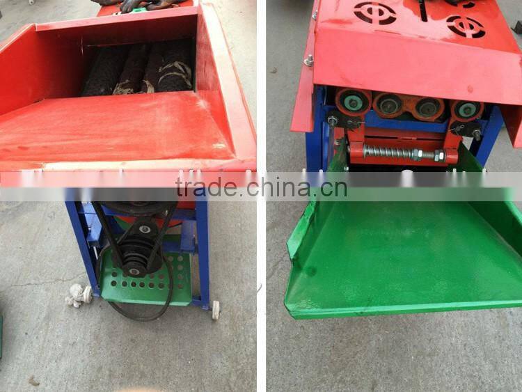 2016 New design sweet corn husk peeling machine corn thresher for tractor