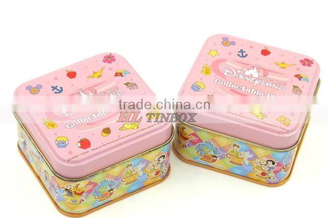 Custom Printing Metal Square Small Tin Box