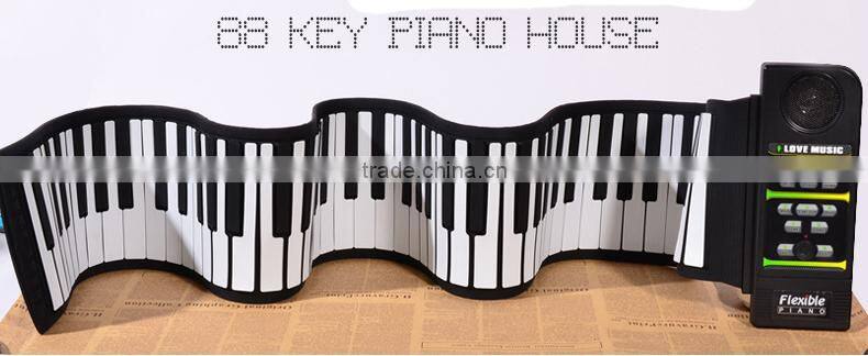 Portable flexible 88 keys Piano with speaker super lifelike sound quality