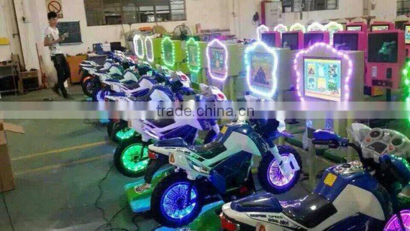 electric video super motor sport game kiddie rides