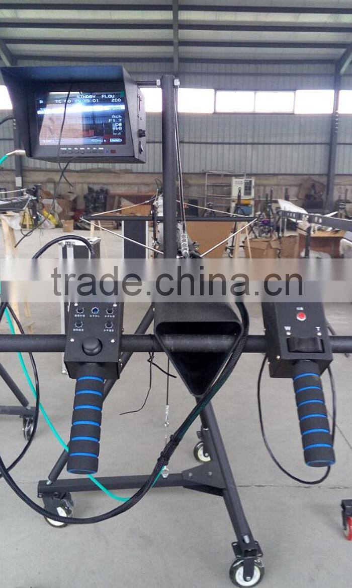 Factory supply cheapest 10m 2-axis dutch head camera jimmy jib cranes for sale