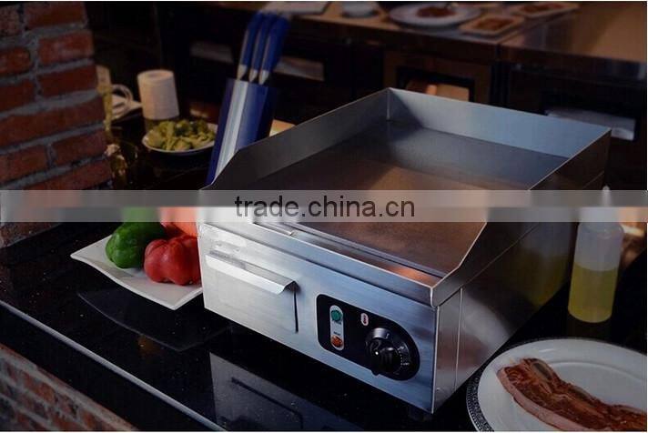 Stainless steel table top Electric barbecue Griddle(CE certificate)(ZA-360V)