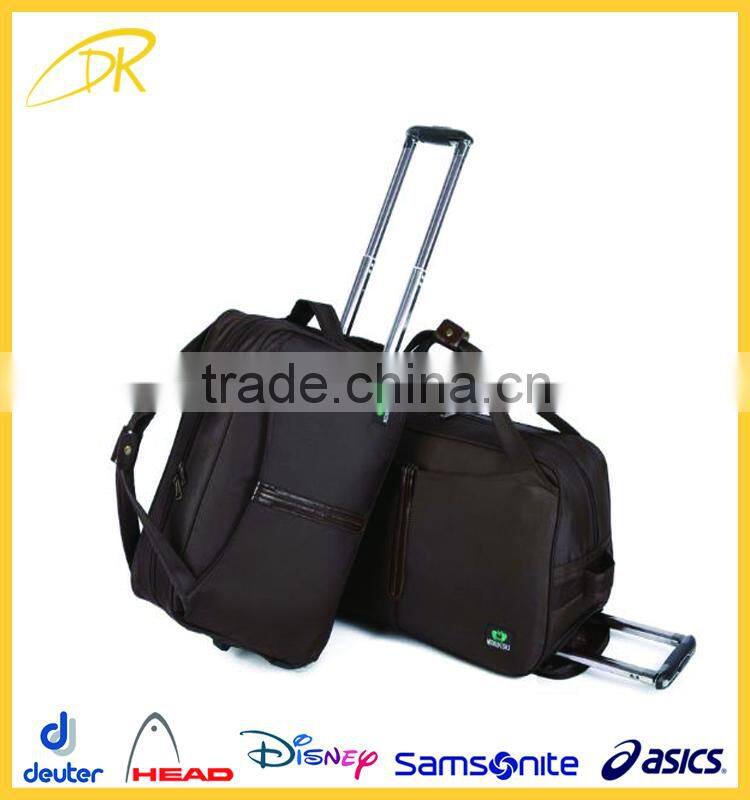 Unisex gender customized different trolley bag sizes, trendy lady trolley bag