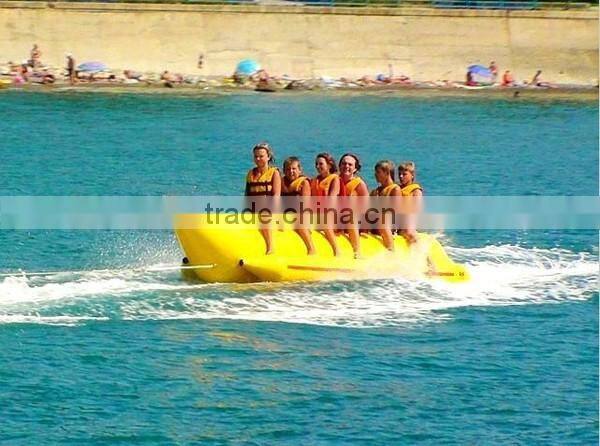 inflatable banana boat for sale / inflatable flying fish hire / single hull banana boat flying