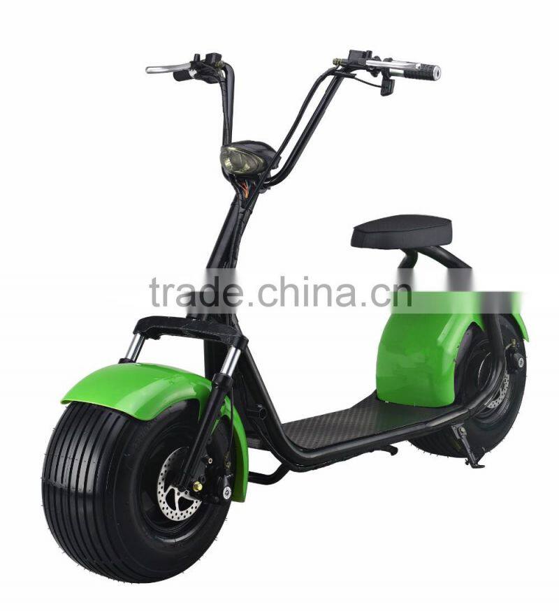 2016 Popular Harley Style Electric Scooter with Big Wheels