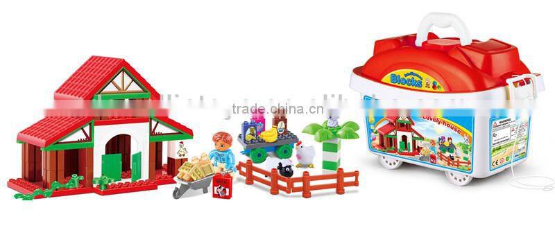 toy bricks.brick block toys.lovely house.