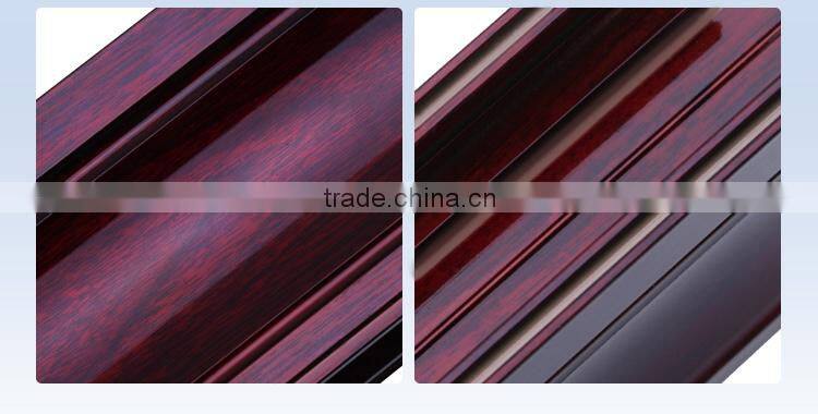 Quality aluminum profile for windows and doors wood grain surface