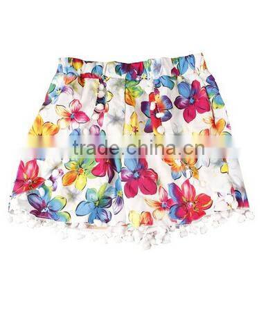 New Arrivals 2015 Fashion Cotton Summer Casual Printed Colorful Shorts Women Fashion High Waist Pants Women Pants Shorts