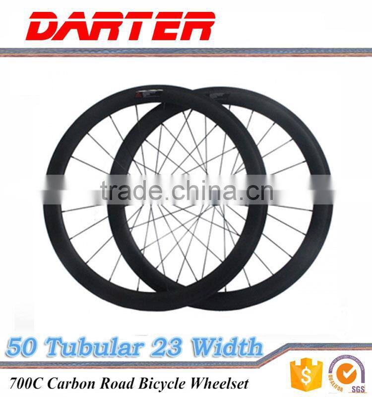 China promotion 20-24H easy to clean 700C oem carbon wheel bicycle wheels