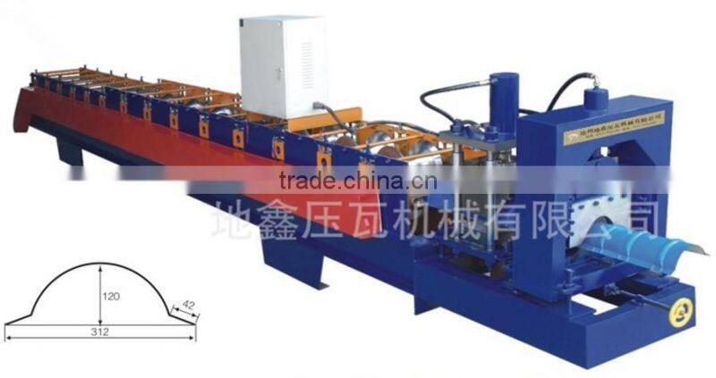 Automatic High Speed Metal Ridge Cap Guttering Sheet Roll Forming Machine