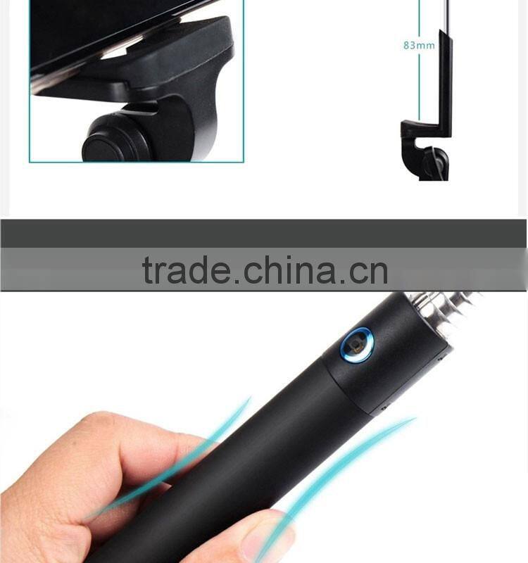 2015 new foldable monopod wholesale bluetooth selfie stick,Selfie-Stick With Shutter Bluetooth