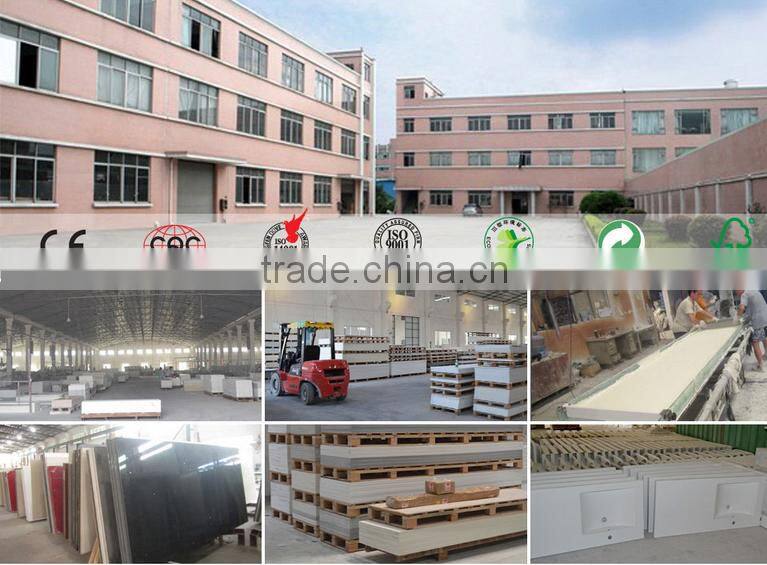 china manufactory solid surface reception desk,acrylic solid surface vanity tops