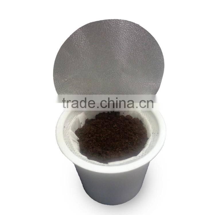 Plastic Disposable custom coffee k cup with fliter