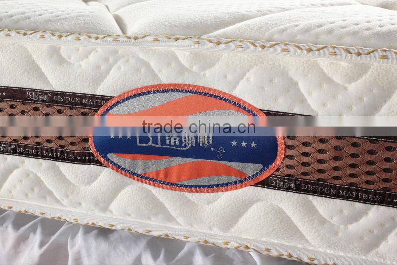 Queen size innerspring economic standard hotel mattress and bed