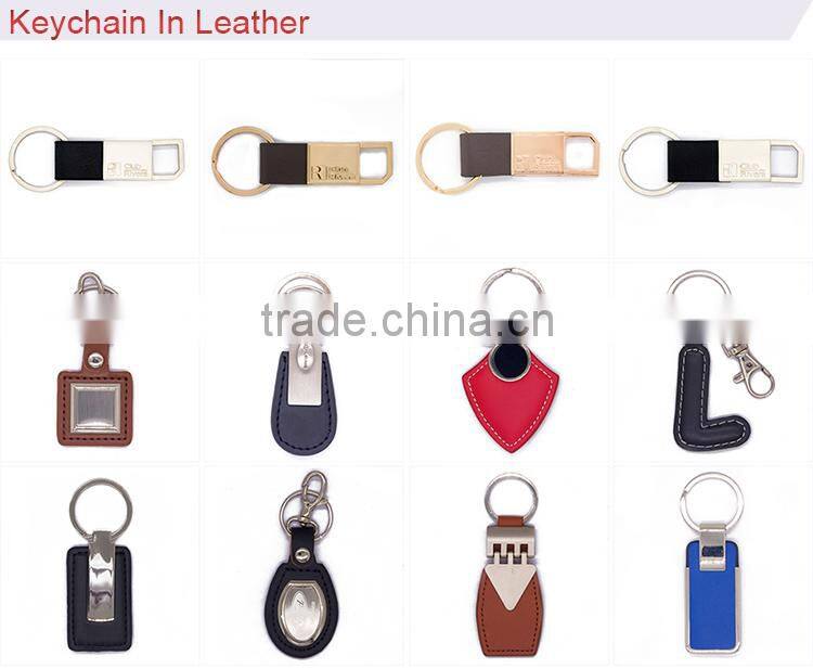 Flexible price leather bag keychain hot sale