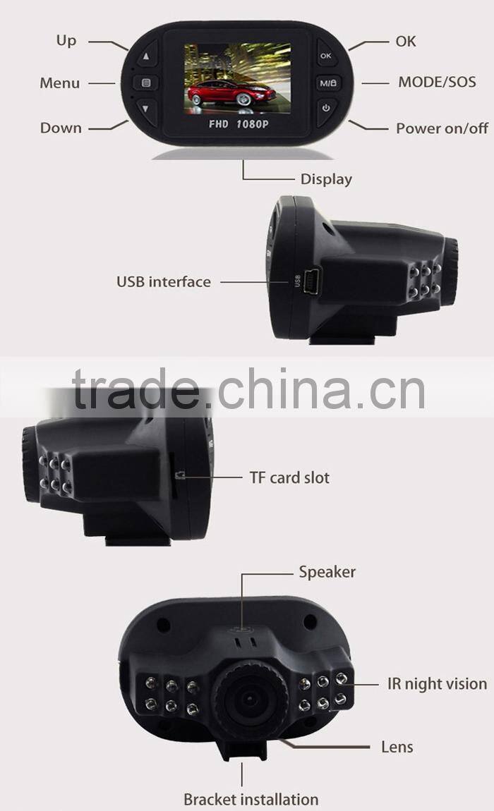 New product 2015 Cycle recording 1.5'' LCD car parking system kinds of hidden cameras