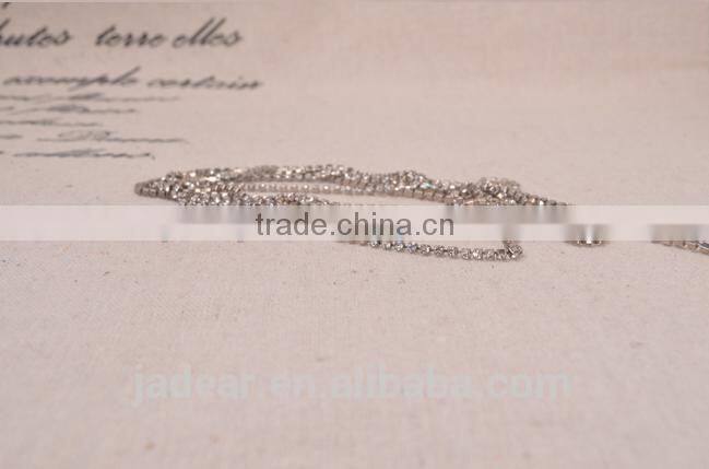 Factory Outlets OEM Diamond 10*6 Black Leather Rope Bracelet