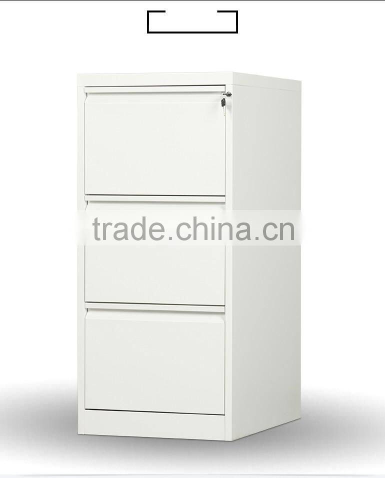 Metal Filing Office Rattan File Cabinet for F4 Hanging Folders In Office