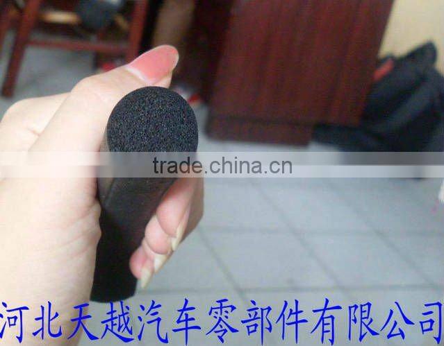 Sponge rubber door seal strip