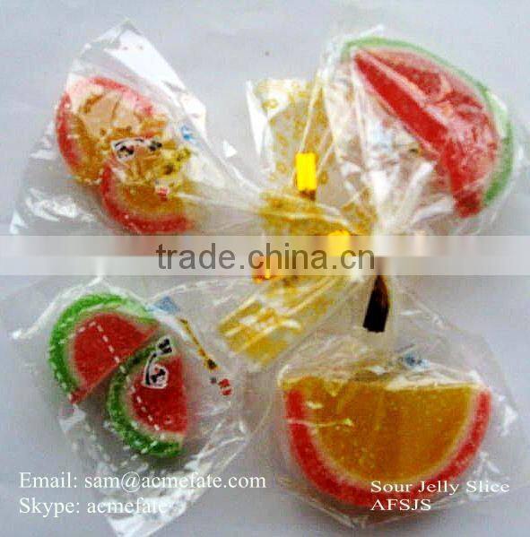 Sweet fruit flavour wholesale soft jelly candy