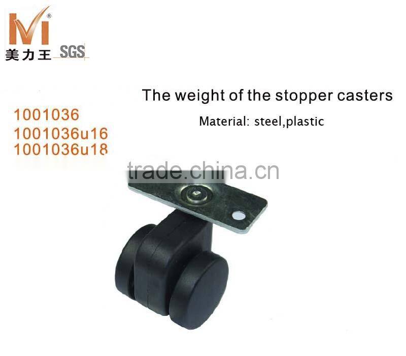 steel and plastic heavy duty swivel casters for chair