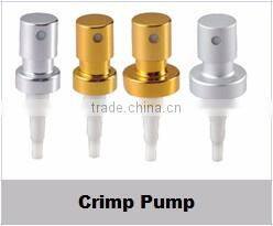 Aluminum perfume crimp pump mist sprayer 20/410 18/410