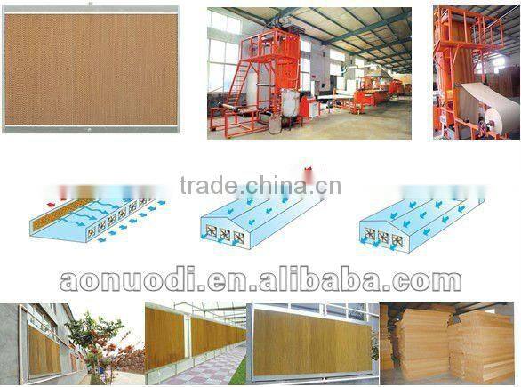 Evaporative Cooling Pad for Poultry Farm Equipment Environment Control Cooling pad and Fan