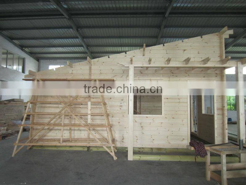 Single Groove Design Wooden House Villa