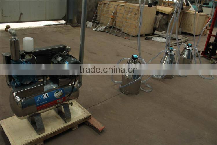 850L Vacuum Pump Milking Machine With 10 Milking Buckets