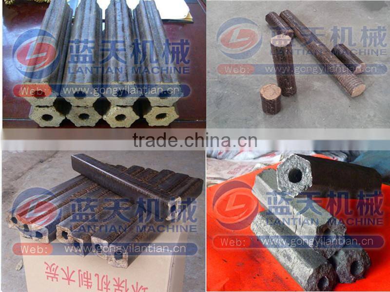 Suprerior quality with different shapes agriculture wastes charcoal briquette machine