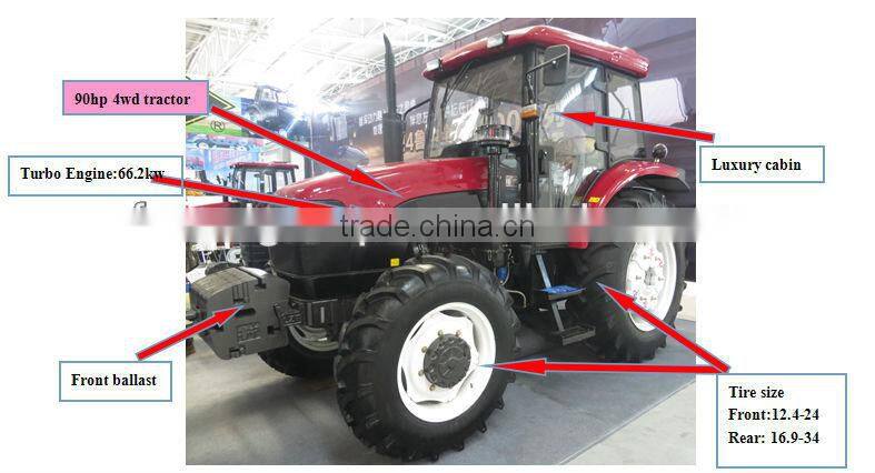 articulated tractor 904 made in china