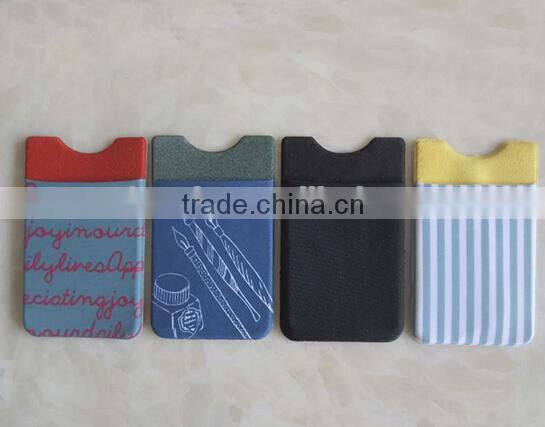 Cheap 3m sticker smart wallet mobile card holder
