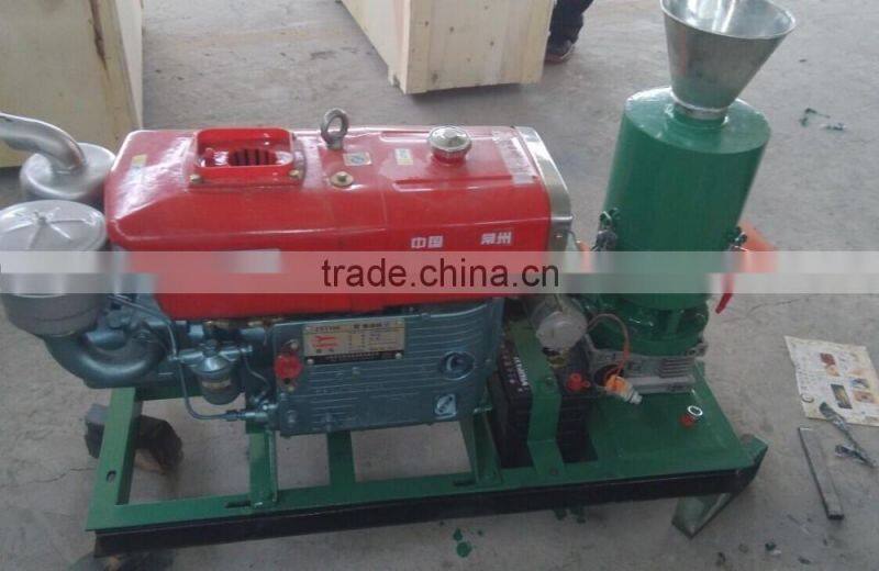 Hot sale factory supply Diesel Flat Die Wood Pellet Machine