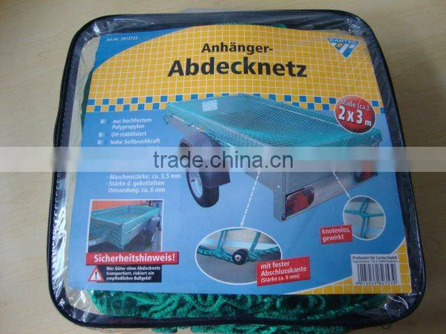 with good quality pe knotted net pe net pe trailer net cargo net